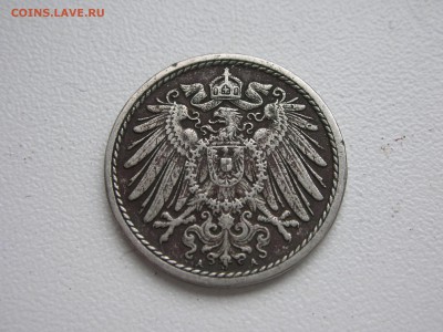 5 pfennig АА Германия 1906 г. до 06.08.17 22:00 МСК - DSCN4987.JPG