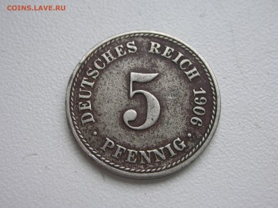 5 pfennig АА Германия 1906 г. до 06.08.17 22:00 МСК - DSCN4988.JPG