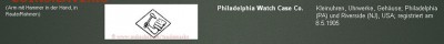 Часы Viliant жёлтые.Карманные Атрибуция, опознание, оценка. - Philadelphia Watch Case Co
