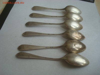 Чайные ложки. Серебро 875пр. 6 штук. Оценка. - DSC03110.JPG