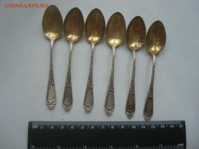Чайные ложки. Серебро 875пр. 6 штук. Оценка. - DSC03107.JPG