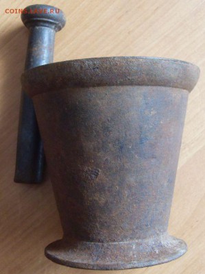 ступка с пестиком. чугун. клеймо. до 02.08. - SDC18252.JPG