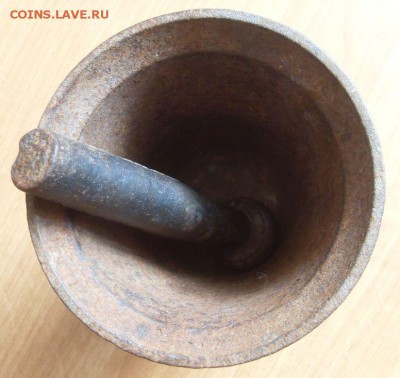 ступка с пестиком. чугун. клеймо. до 02.08. - SDC18254.JPG
