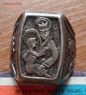 Перстень (печатка) с изображением богородицы. - 004.JPG