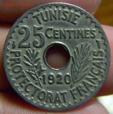 25 сантимов тунис 1920 - DSCN1111.JPG