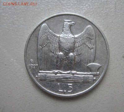 5 лир Италия 1927  до 01.08.17 - IMG_2400.JPG