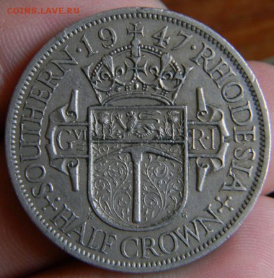 2 кроны южная родезия 1947 - DSCN0917.JPG