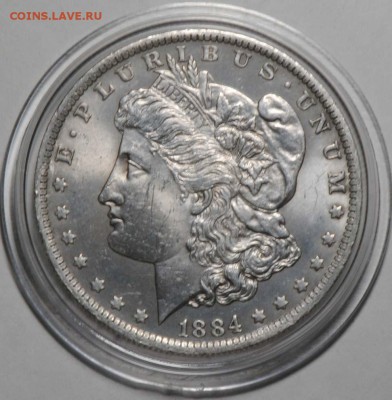 США.1 доллар 1884 О (Морган).Без обращения.С 2000.До 31.07 - 03