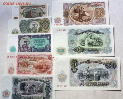Болгария 200 100 50 25 10 5 3 лева UNC + 1 Таджикистан 1 руб - s-l1600 (1)
