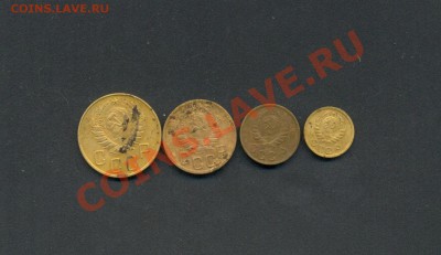 Подборка-1938г. 5к. 3к. 2к. 1к. Ранние Советы. - 5монет-1938г. 001