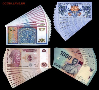 Иностранные банкноты  320 штук. - 3__
