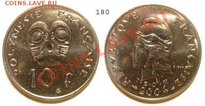 5 монет French Polynesia 2003-04 г. до 04.03.11 22-00 мск - 10_francs_2004.JPG