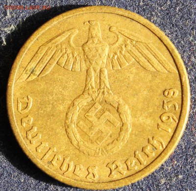 С 1 РУБ. III-й РЕЙХ 5 пфеннигов  1938г."G" БРОНЗА  до 8.08 - IMG_6211.JPG