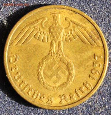 С 1 РУБ. III-й РЕЙХ 5 пфеннигов  1937г."А" БРОНЗА  до 8.08 - IMG_6217.JPG