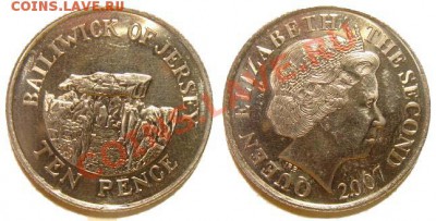 6 монет Джерси 2005-08 г. до 04.03.11 22-00 мск - 10_pence_2007.JPG