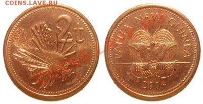6 монет Папуа-Новая Гвинея 2004-06 гг. до 04.03.11 22-00 мск - 2_toea_2004.JPG
