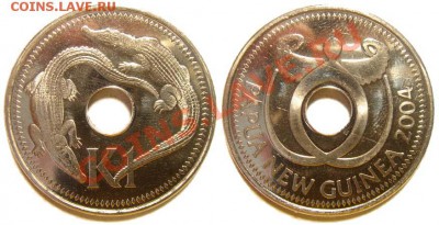 6 монет Папуа-Новая Гвинея 2004-06 гг. до 04.03.11 22-00 мск - 1_kina_2004.JPG