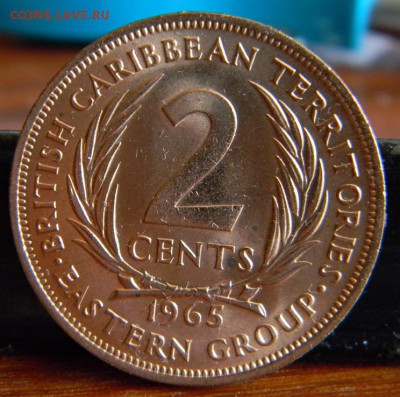 2 цента карибы UNC 1965 - DSCN1164.JPG
