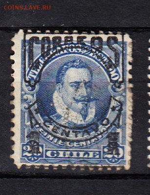 Чили 1904 надпечатка 1м 1п - 146