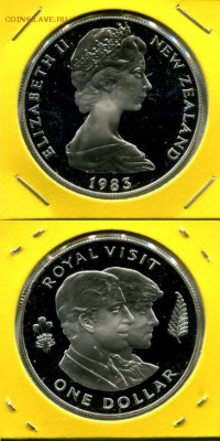 Н.Зеландия 1$ 1983 до 09.08.17 23-00 мск - NZ 1$ 1983 RV.