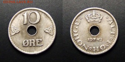 МОНЕТЫ МИРА 07-17 - Норвегия - 10 эре (1949)