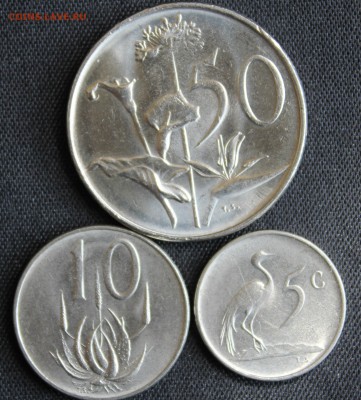 С 1 РУБ. ЮАР 5с 1968г., 10с и 50с 1976г. UNC до 12.08 в 22-0 - IMG_7032.JPG