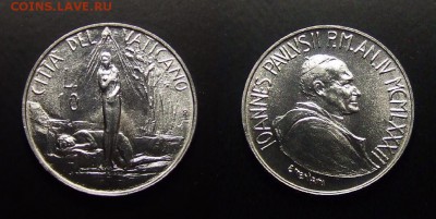 МОНЕТЫ МИРА 07-17 - Ватикан – 10 лир (1982) «Создание женщины»