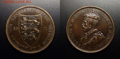 МОНЕТЫ МИРА 07-17 - Джерси – 1-12 шиллинга (1911) «Георг V»