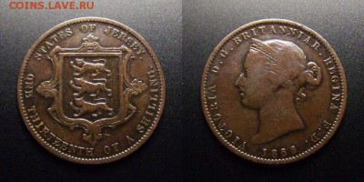 МОНЕТЫ МИРА 07-17 - Джерси - 1-13 шиллинга (1866) «Виктория»
