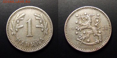 МОНЕТЫ МИРА 07-17 - Финляндия – 1 марка (1928) №1
