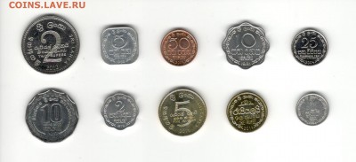 Набор Шри-Ланка, 10 монет. Фикс! - Шри-Ланка, 1