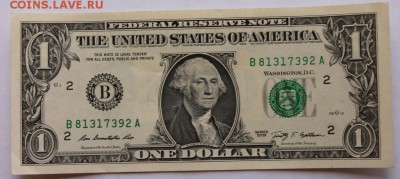 1 доллар 2009 год. ПРЕСС. - ssha_1_dollar_2009_god_press