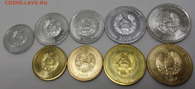 Полный набор ПМР монет регулярного чекана 9шт UNC (мешковые) - 101_3210.JPG