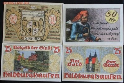 С 1 РУБ. Stadt ХИЛЬДБУРГХАУЗЕН 25 и 50  пфенниг 4шт  до 15.8 - IMG_8139.JPG