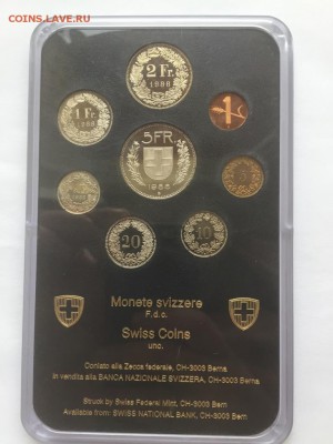 Коллекционный набор монет Швейцарии 1988 до 16.08.17 - 1988.1.JPG