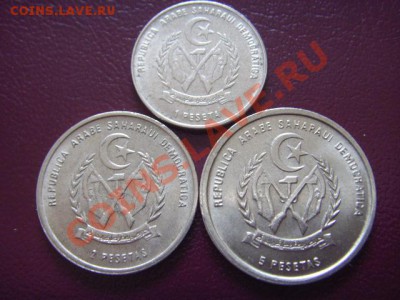 Арабская Сахара 1-2-5 песет 1992 Верблюд до 03.03 в 21.00М - LPIC6914.JPG