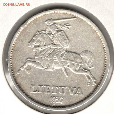 Литва, 10 лит 1936, хорошие. С 1000. До 11.08 - 42