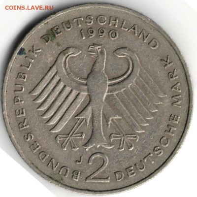 Германия 2 марки 1949-1989 г.J до 24.00 16.08.17 г. - сканы 004