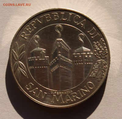 Сан Марино 5 000 лир 2001. СЕРЕБРО,835 -тираж - 25 000 - 5