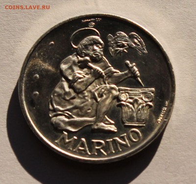 Сан-Марино 500 лир 1975, серебро, 835,  тираж - 152 505 - 2