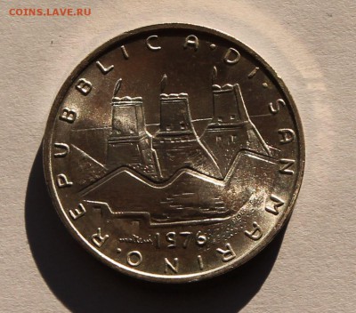 Сан-Марино 500 лир 1976, серебро, 835, тираж - 154 491 - 5