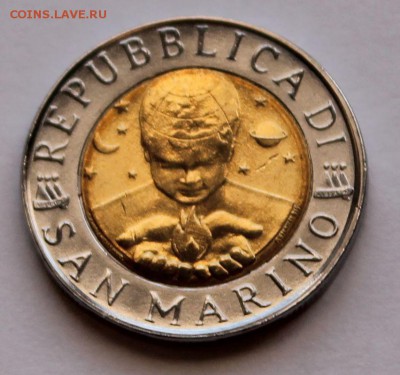 Сан-Марино 500 лир 1997. БИМ. ТИРАЖ - 29 000 - 8