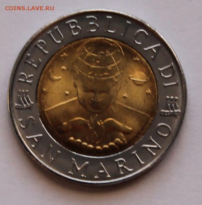 Сан-Марино 500 лир 2000. БИМ. ТИРАЖ - 28 000 - 7