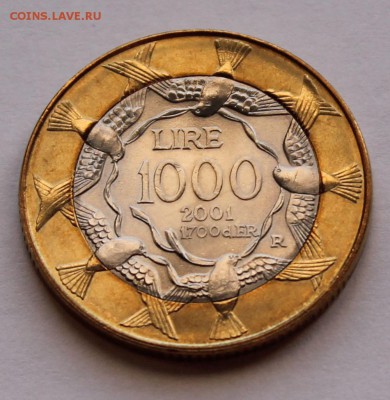 Сан-Марино 1000 лир 2001. БИМ. - 4