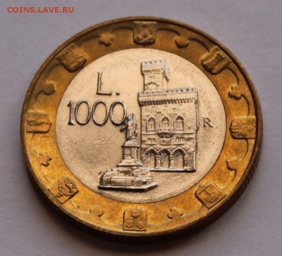 Сан-Марино 1000 лир 1997. БИМ. - 4
