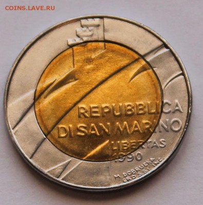 Сан-Марино 500 лир 1990. БИМ. - 8