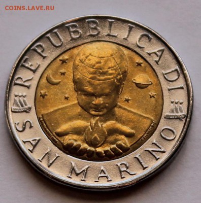 Сан-Марино 500 лир 1996. БИМ. - 8