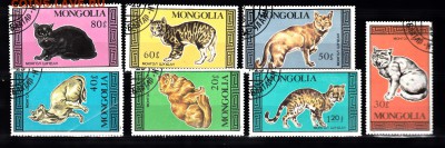 Монголия 1987 кошки - 300