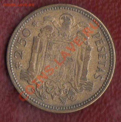 Испания 2,5 песетас 1954 до 06.03. в 21:00 - img038