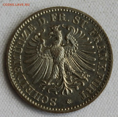 С 1 РУБ. FRANKFURT 6 крейцеров 1866г.В КОЛЛЕКЦИЮ до 18.08 - IMG_8296.JPG